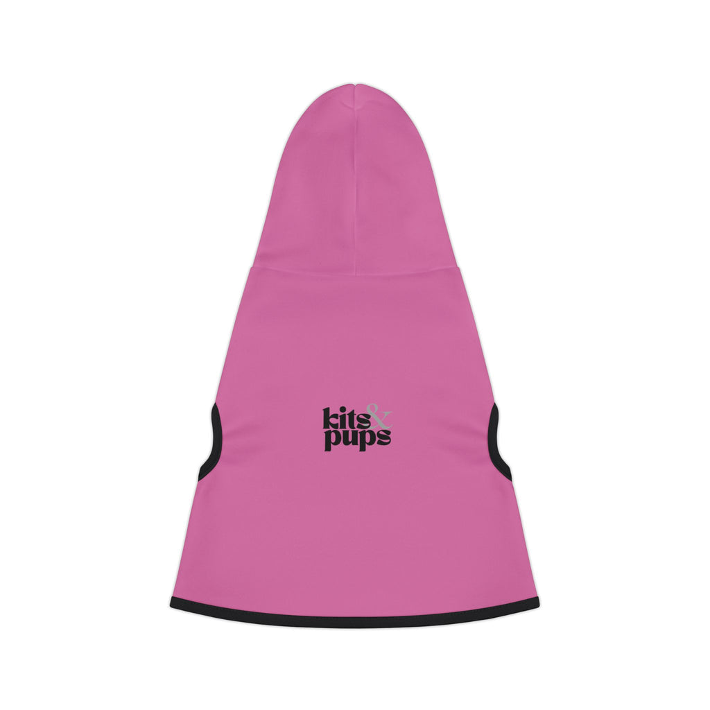 Pink Pet Hoodie: Soft Hooded Dog Sweatshirt