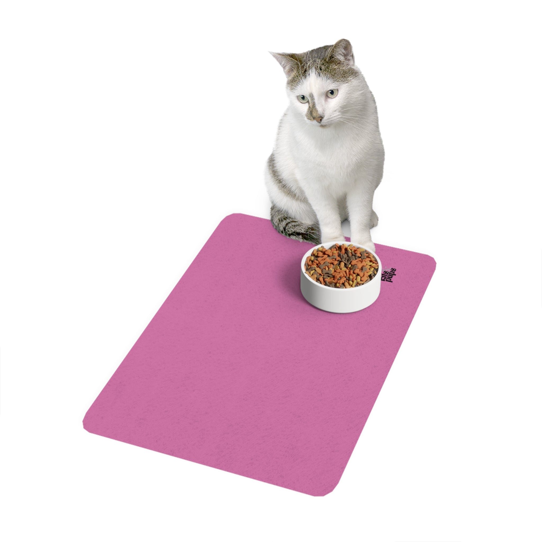 Pet Food Mat — Non-Slip Waterproof Feeding Placemat (12x18)