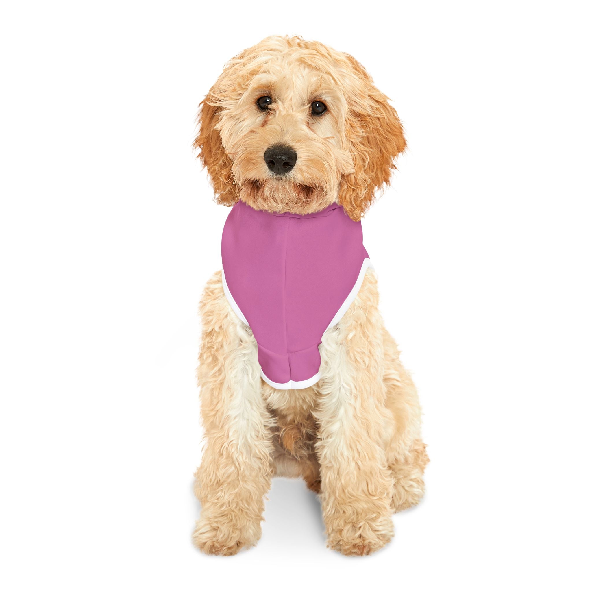 Pink Pet Hoodie: Soft Hooded Dog Sweatshirt